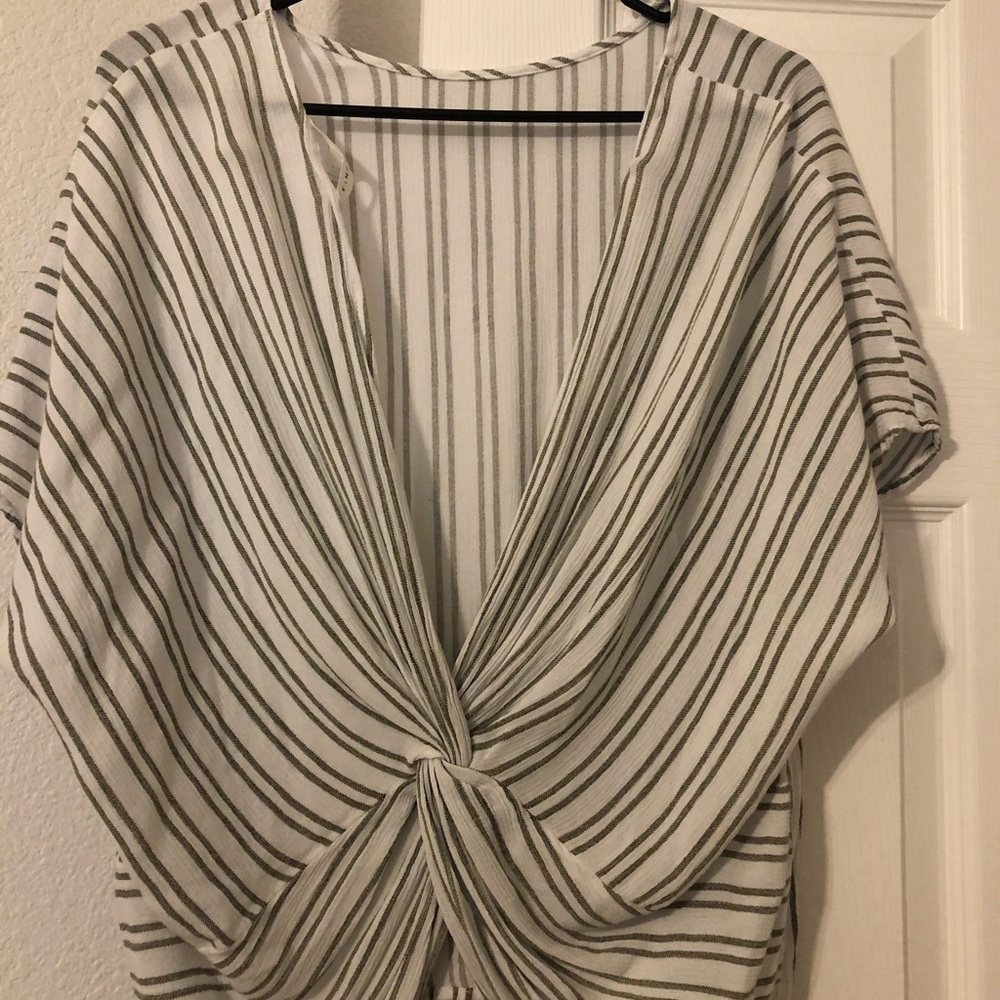 Oversized open back top